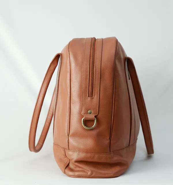 Meridian_Weekender_Tan_Leather_Premium_&_Elegant_Travel_Bag