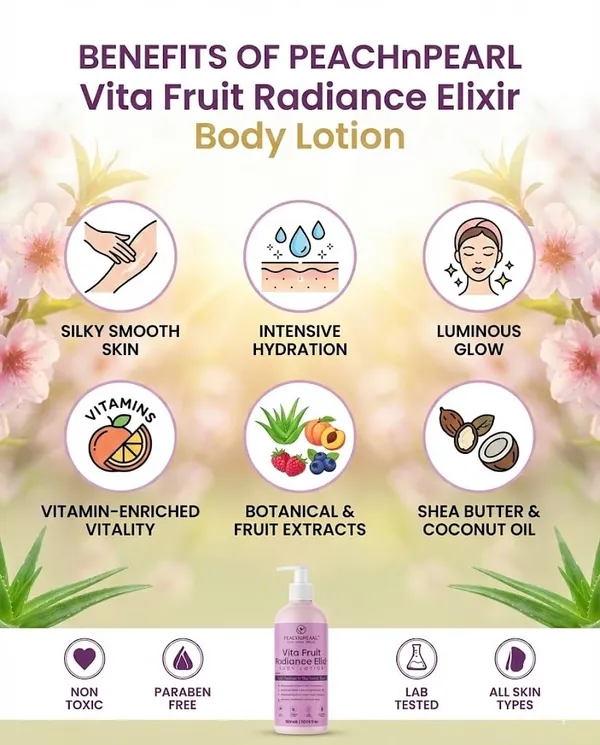 VitaFruit_Radiance_Elixir_Body_Lotion,_300ml,_Paraben_Free,_with_Botanical_Aloe,_Exotic_Fruit_Concentrates,_Shea_Butter_&_Coconut_Oil,_Vitamin-Enriched,_for_All_Skin_Types