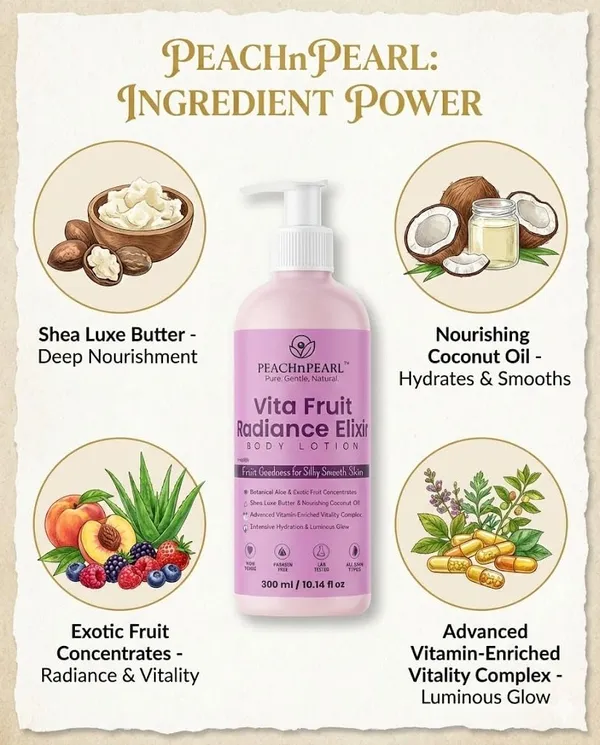 VitaFruit_Radiance_Elixir_Body_Lotion,_300ml,_Paraben_Free,_with_Botanical_Aloe,_Exotic_Fruit_Concentrates,_Shea_Butter_&_Coconut_Oil,_Vitamin-Enriched,_for_All_Skin_Types