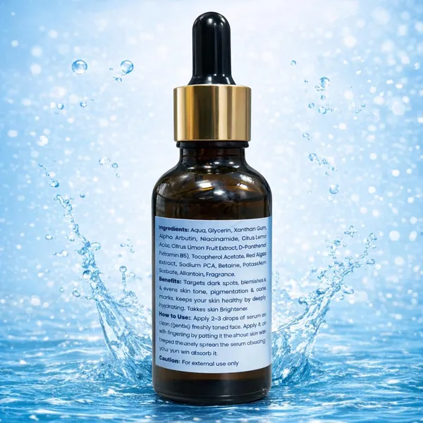2%_Alpha_Arbutin_Serum_With_Hyaluronic_Acid_Helps_Reduce_Pigmentation,_Dark_Spots,_Blemishes,_Acne_Marks_Skin_Even_Tone_&_Anti-Aging_Fades_Dark_Spots_(30_ml)