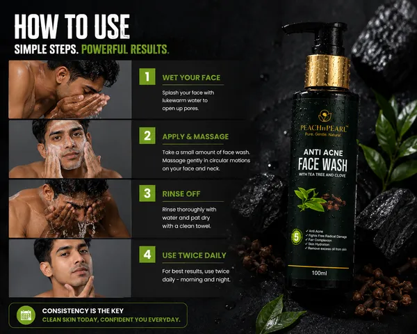 PEACHnPEARL_Anti_Acne_Face_Wash_for_Men_with_Tea_Tree_&_Clove_–_100_ml