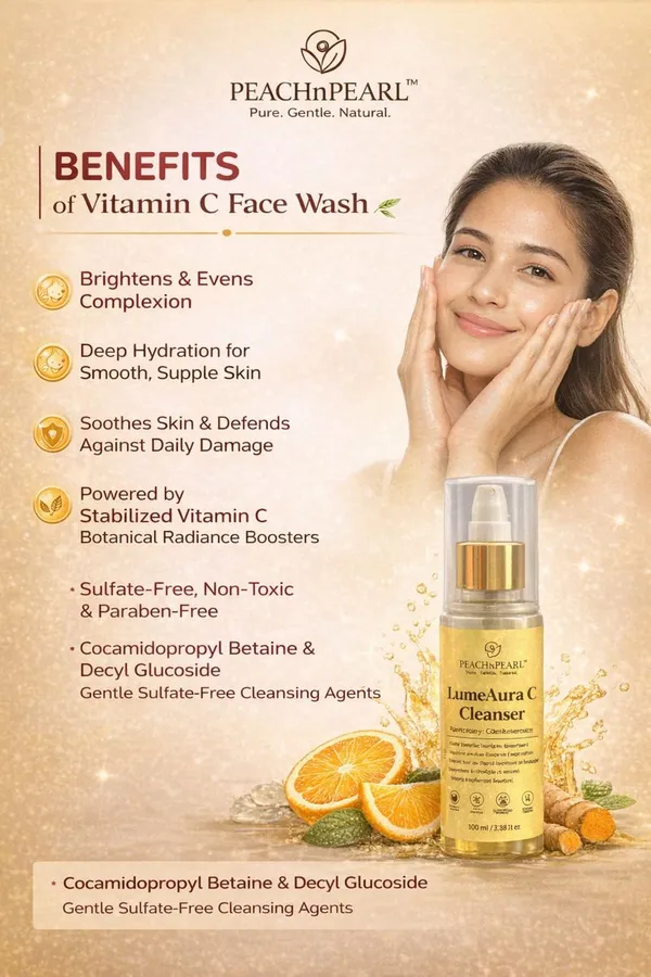 LumeAura_C_Facial_Cleanser,_Vitamin_C_Enriched,_Natural_Brightening_Face_Wash_with_Aloe_Vera,_Turmeric,_Lemon_Extract,_100ml