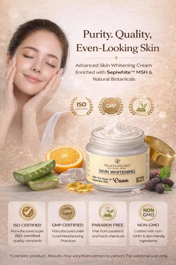 PEACHnPEARL™_Skin_Whitening_Cream_with_Sepiwhite™_MSH_–_Brightening_&_Even_Skin_Tone_Moisturiser_(50g_EACH)