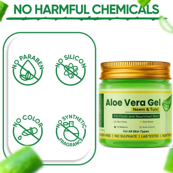 Pack_Of_2_Aloevera_Gel_With_Neem_&_Tulsi_|_Paraben-Free,_Non-Toxic,|_Hydrating_&_Soothing_Gel_for_Acne_Scars,_Blemishes,_Anti-Aging_&_Skin_Redness|Face,_Hair_&_Body_|100ml