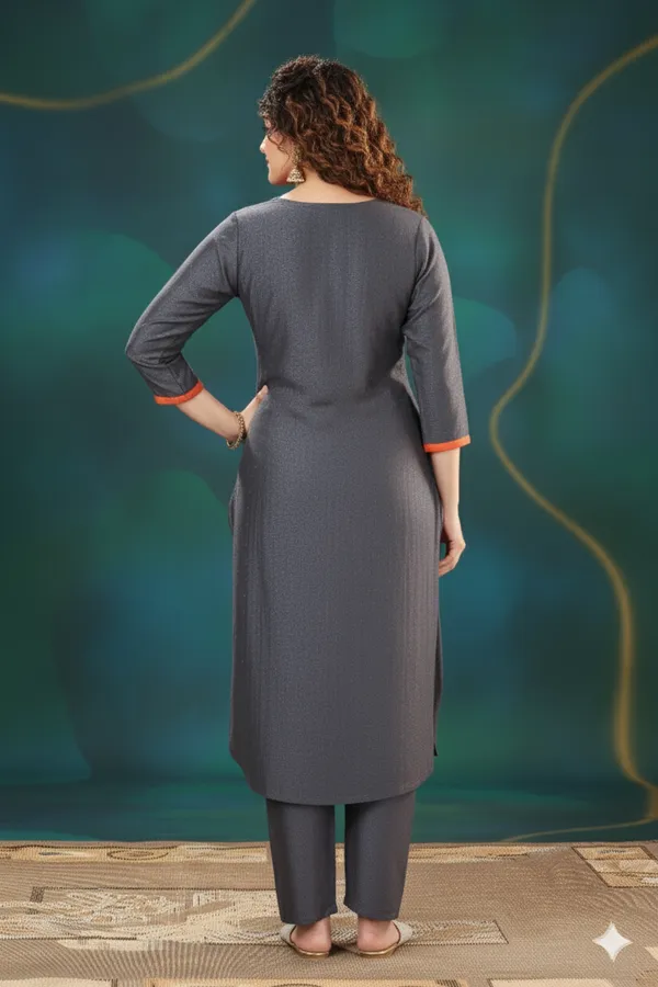 Grey_Banglori_Silk_Kurta,_Pant_&_Dupatta_Set_For_Women_&_Girls