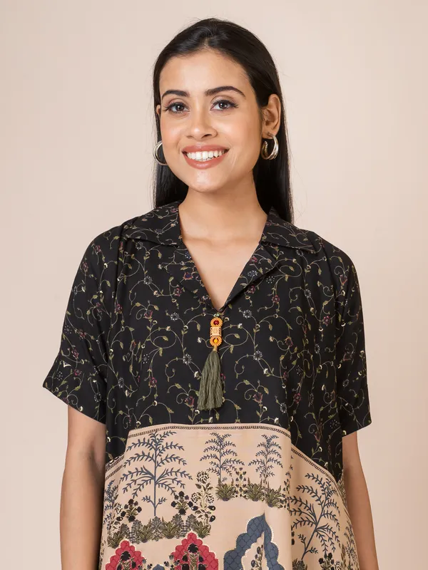 Black_Cotton_Printed_Co-Ord_Set_For_Women