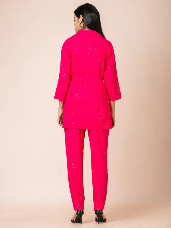 Fuchsia_Cotton_Chikankari_Co-Ord_Set_For_Women