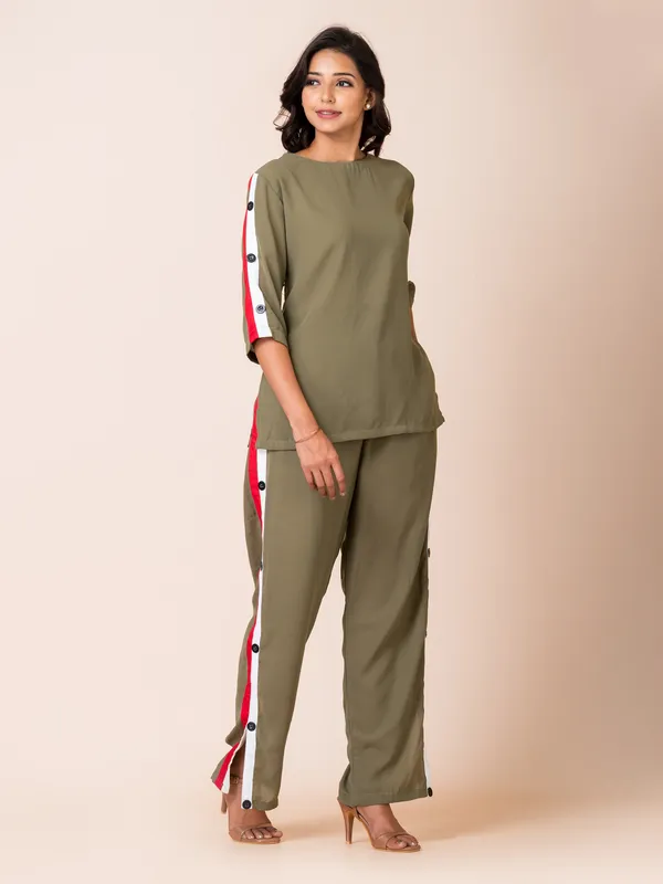 Green_Twill_Solid_Co-Ord_Set_For_Women