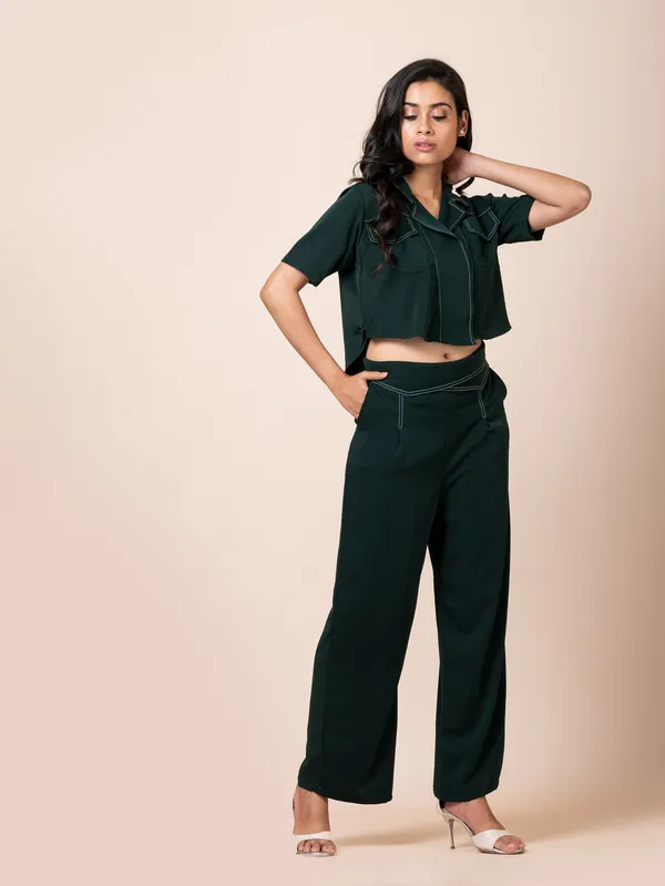 Green_Twill_Solid_Co-Ord_Set_For_Women