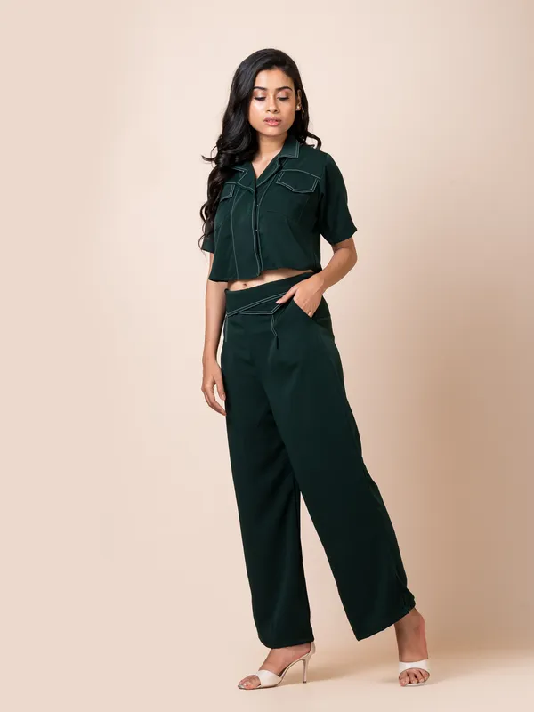 Green_Twill_Solid_Co-Ord_Set_For_Women
