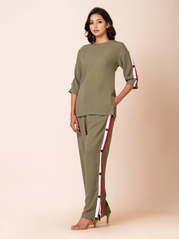 Green_Twill_Solid_Co-Ord_Set_For_Women
