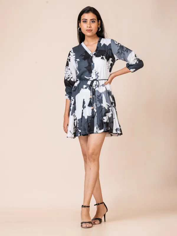 Grey_Cotton_Printed_Dress_For_Women