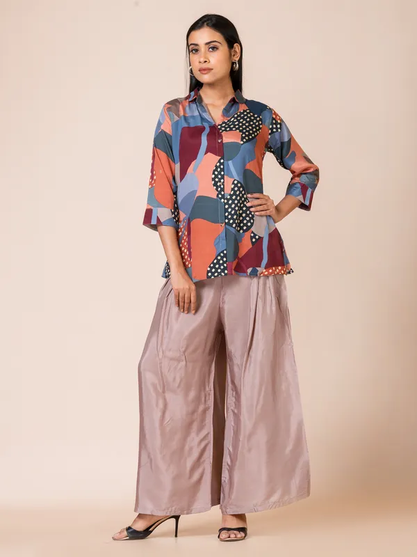 Multicolour_Muslin_Printed_Co-Ord_Set_For_Women