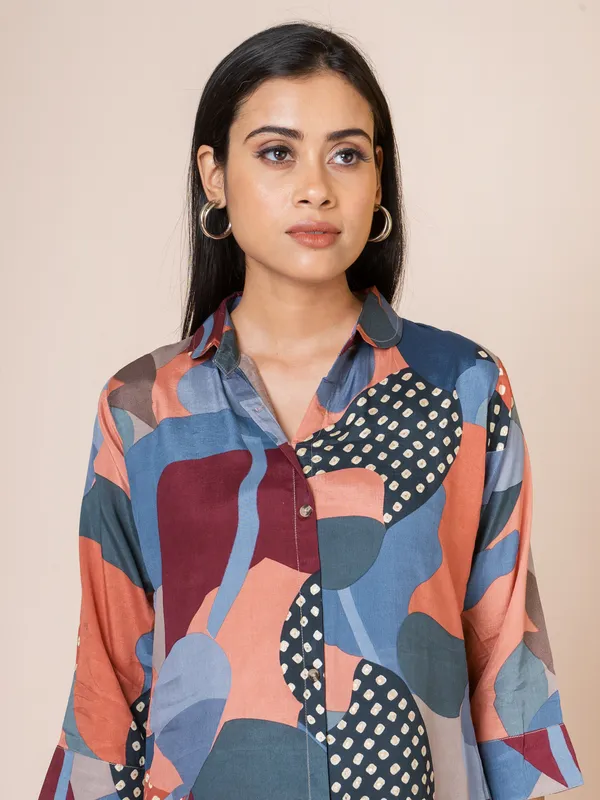 Multicolour_Muslin_Printed_Co-Ord_Set_For_Women