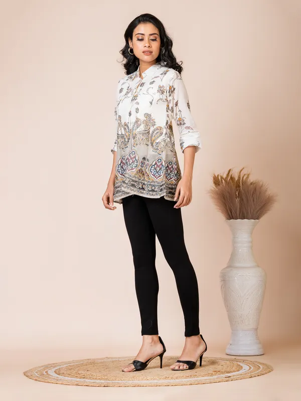 Off-White_Cotton_Printed_Top_For_Women