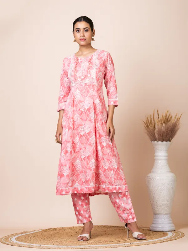 Pink_Cotton_Printed_Kurta_Set_For_Women