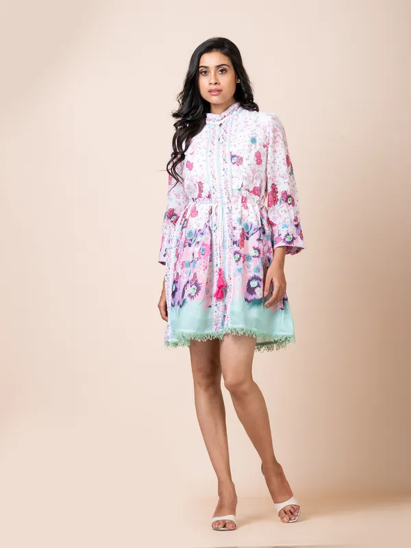 White_Cotton_Printed_Dress_For_Women