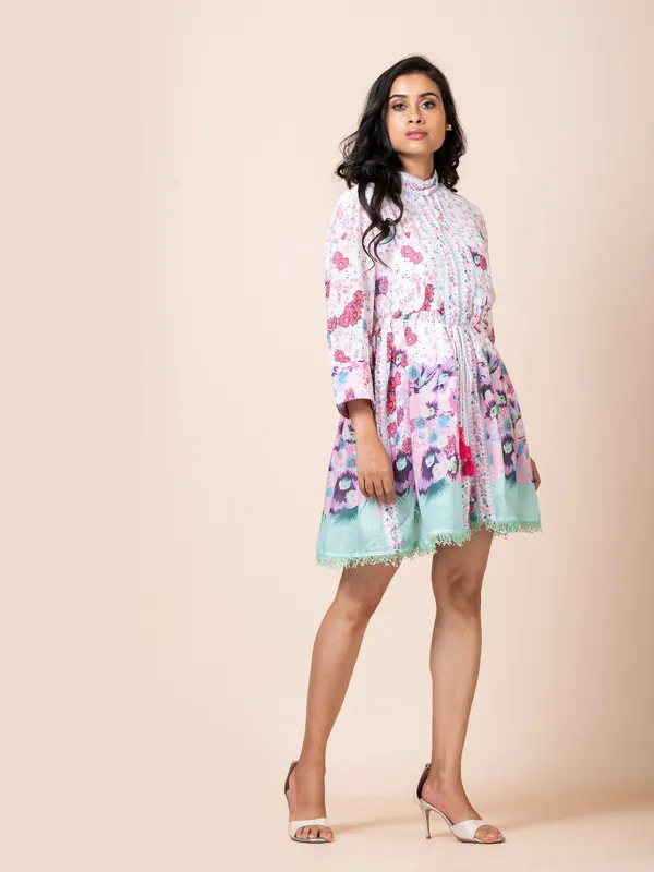White_Cotton_Printed_Dress_For_Women