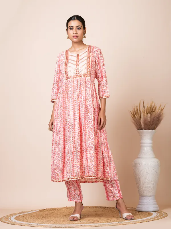 Pink_Cotton_Printed_Kurta_Set_For_Women