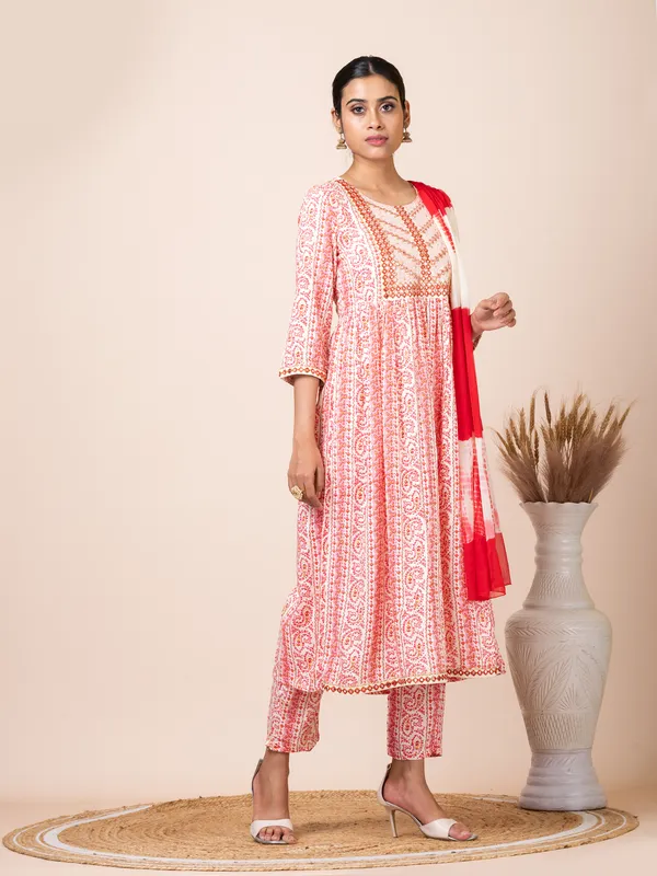 Pink_Cotton_Printed_Kurta_Set_For_Women