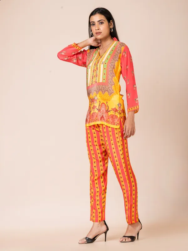 Yellow_Crepe_Printed_Co-Ord_Set_For_Women