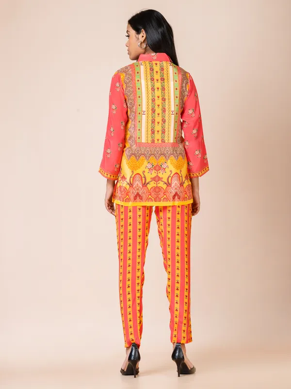 Yellow_Crepe_Printed_Co-Ord_Set_For_Women