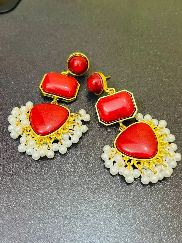 Red_Emerald_Royal_Earrings_For_Women