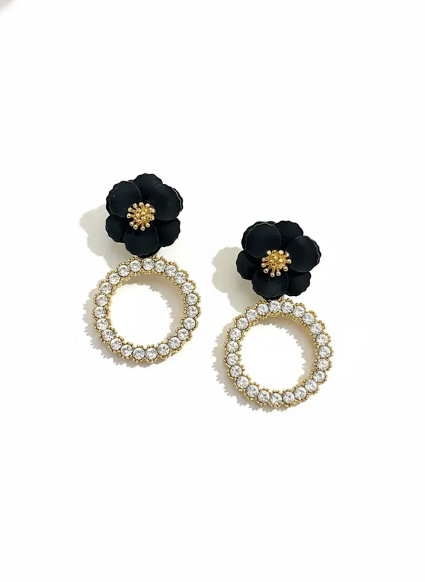 Black_Florak_Diamond_Spark_Hoops_Earrings_For_Women