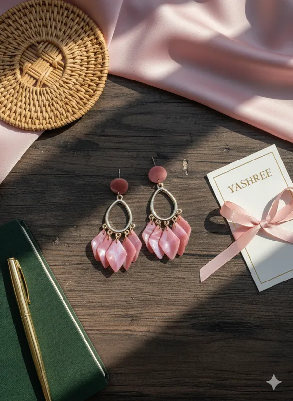 Pink_Blossom_Earrings_For_Women