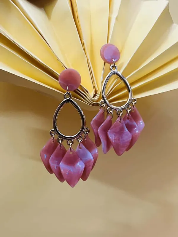 Pink_Blossom_Earrings_For_Women