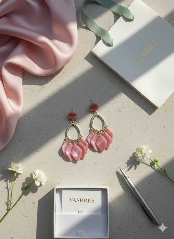 Pink_Blossom_Earrings_For_Women