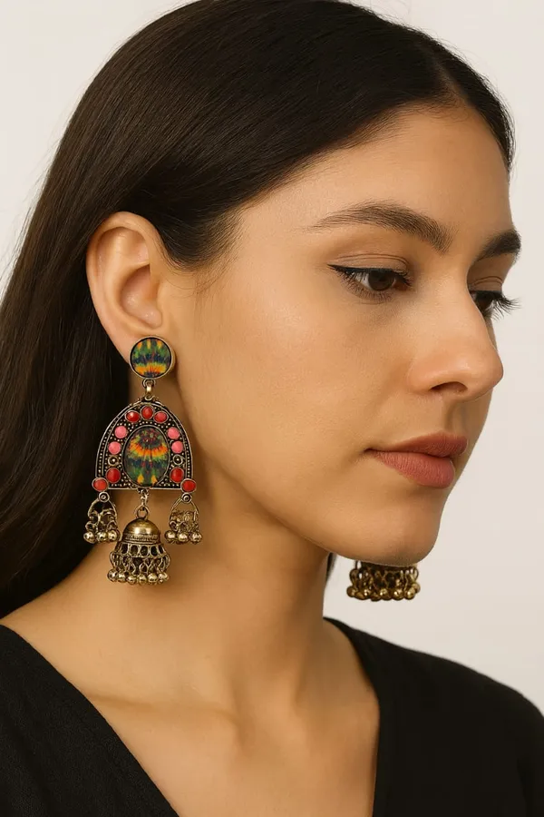 Golden_Modern_Earrings_For_Women