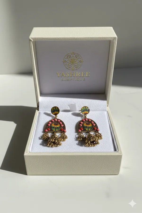 Golden_Modern_Earrings_For_Women