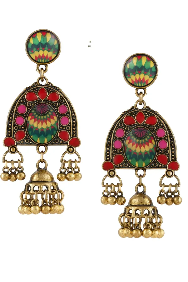 Golden_Modern_Earrings_For_Women