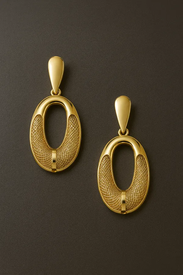 Golden_Aurelia_Oval_Earrings_For_Women