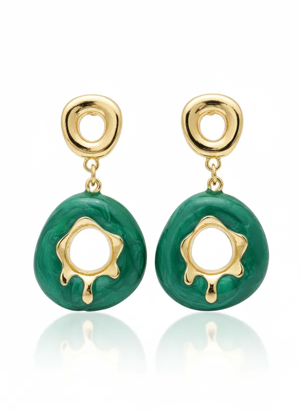 Green_Gold_Artistics_Hoops_Earrings_For_Women