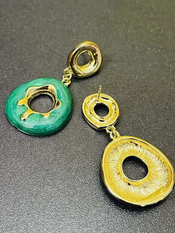Green_Gold_Artistics_Hoops_Earrings_For_Women