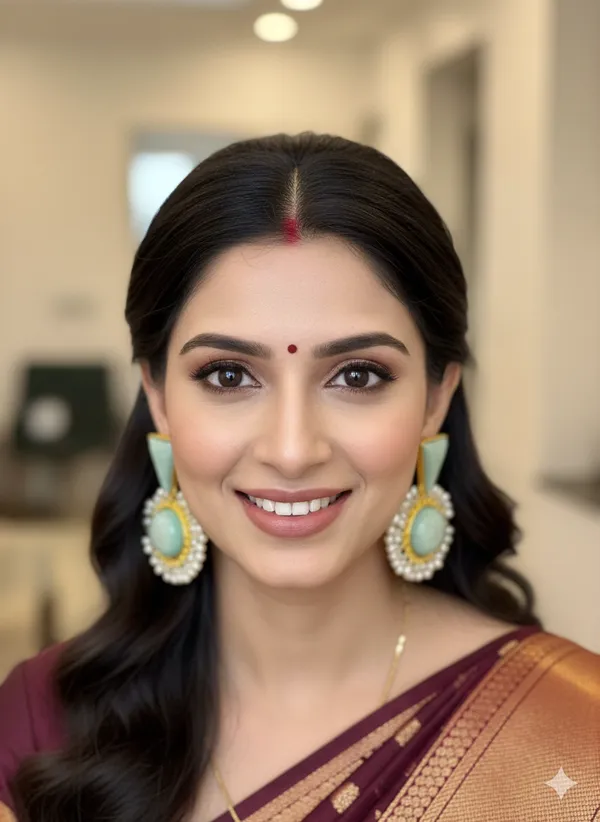 Sea_Green_Sunehri_Royal_Earrings_For_Women