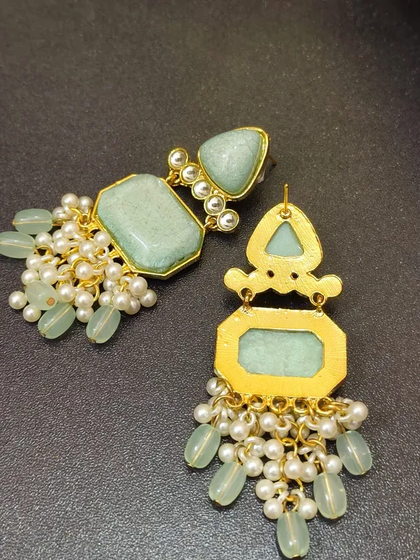 Sea_Green_Pushpa_Earrings_For_Women