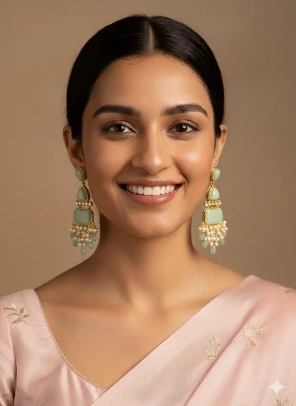 Sea_Green_Pushpa_Earrings_For_Women