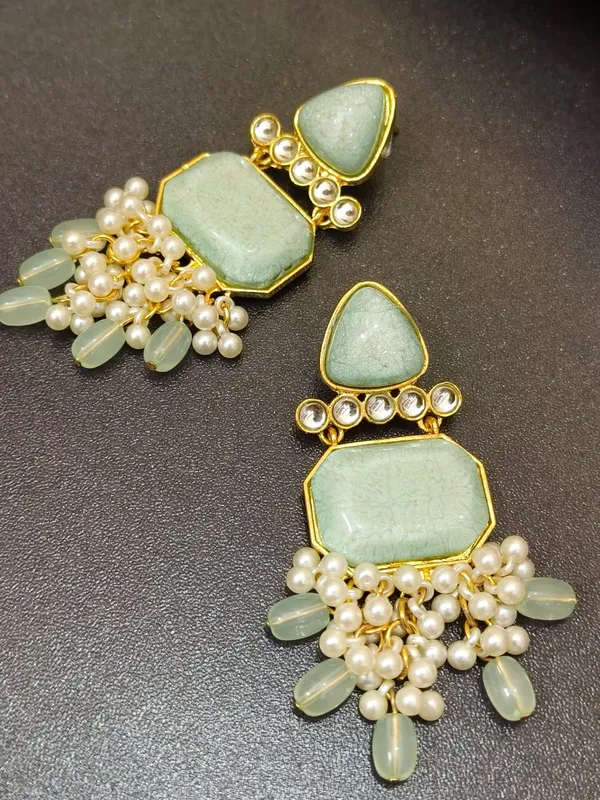 Sea_Green_Pushpa_Earrings_For_Women