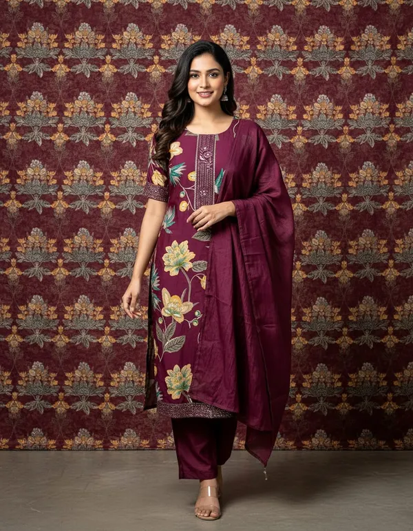 Purple_Kusumika_Suit_Set_For_Women