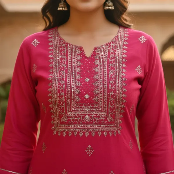Pinkish_Red_Raktanjali_Suit_Set_3Pc_Suit_Set_For_Women