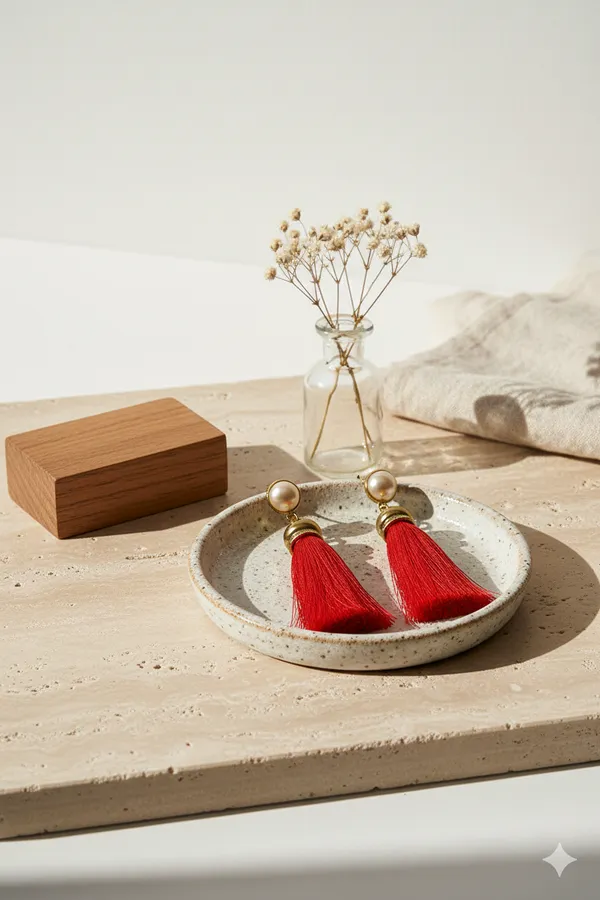 Red_Aura_Melts_Earrings_For_Women