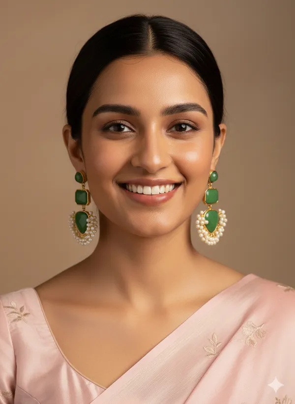 Green_Emerald_Royal_Earrings_For_Women