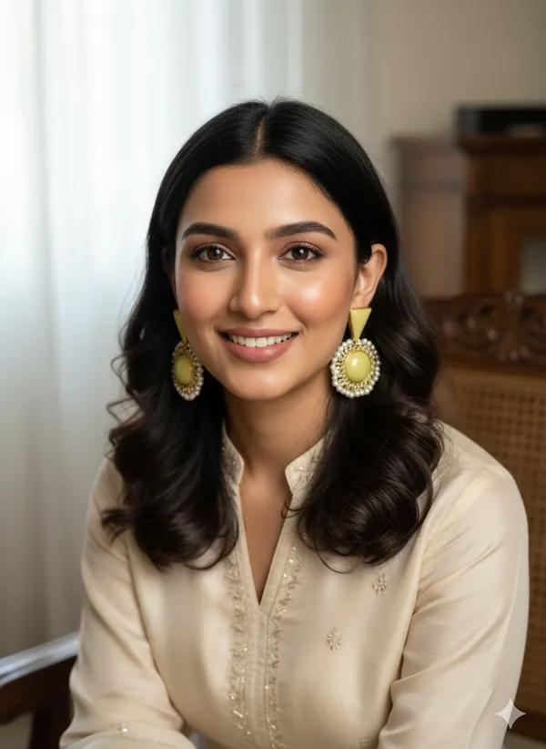 Yellow_Sunehri_Royal_Earrings_For_Women