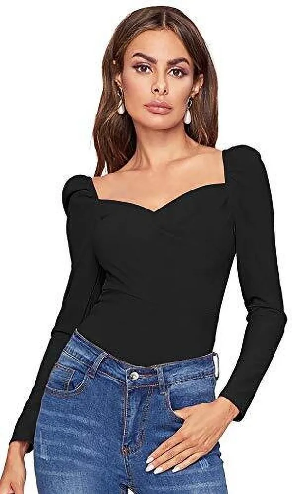 Black_Solid_Polyester_Sweetheart_Neck_Full_Sleeve_Regular_Top_For_Women