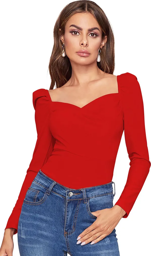 Red_Solid_Polyester_Sweetheart_Neck_Full_Sleeve_Regular_Top_For_Women
