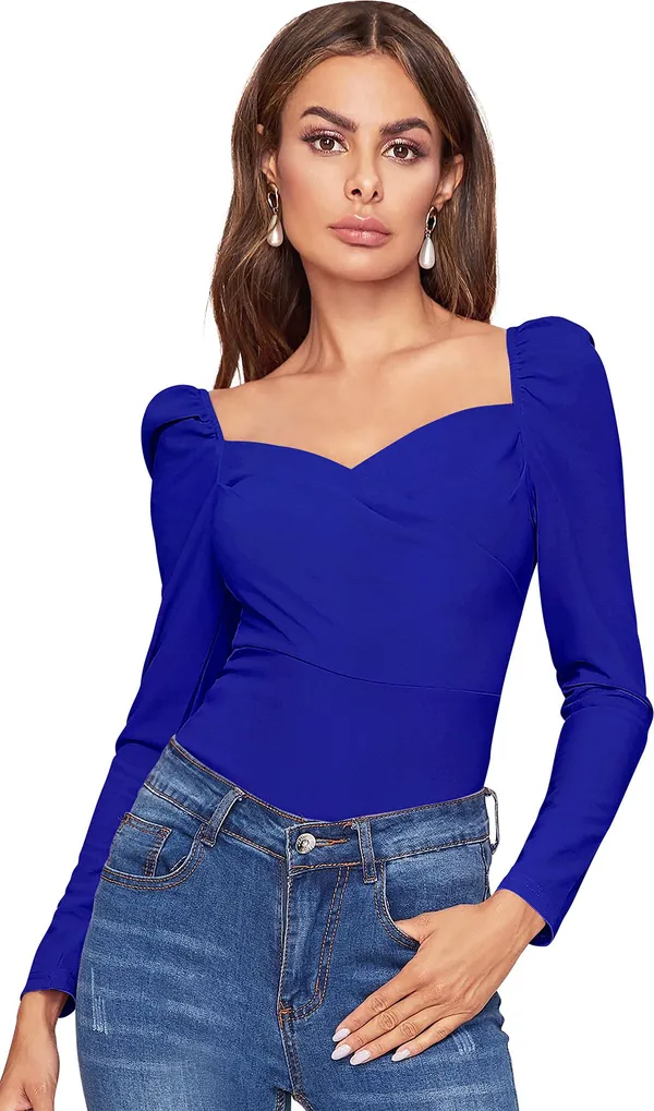 Blue_Solid_Polyester_Sweetheart_Neck_Full_Sleeve_Regular_Top_For_Women