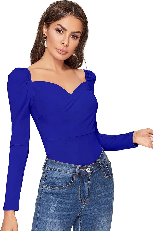 Blue_Solid_Polyester_Sweetheart_Neck_Full_Sleeve_Regular_Top_For_Women